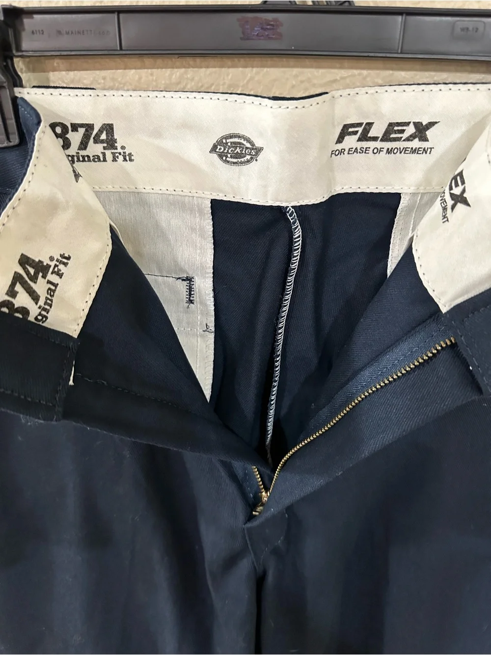 Dickies Men's Navy Straight-Leg Dress Pants 34x32